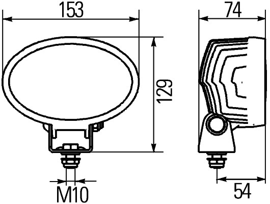 HELLA 1GA 996 661-002 Faro da lavoro