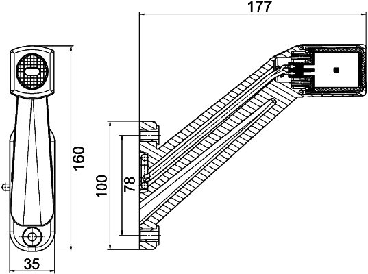 HELLA 2XS 011 744-017 Luce permietrale