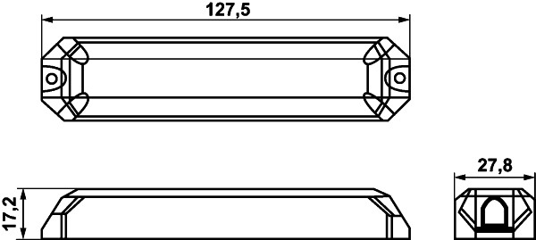 HELLA 2XD 012 160-821 Luce identificazione lampeggiante