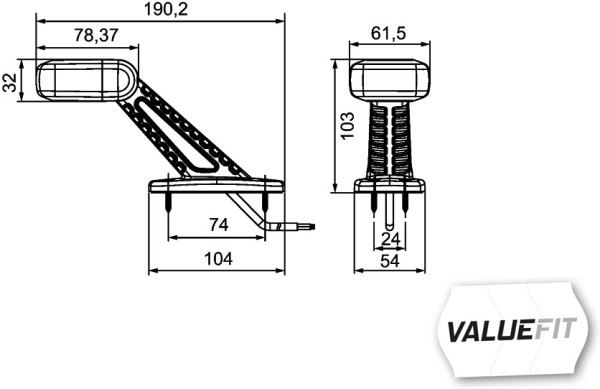 HELLA 2XS 357 006-021 Luce permietrale