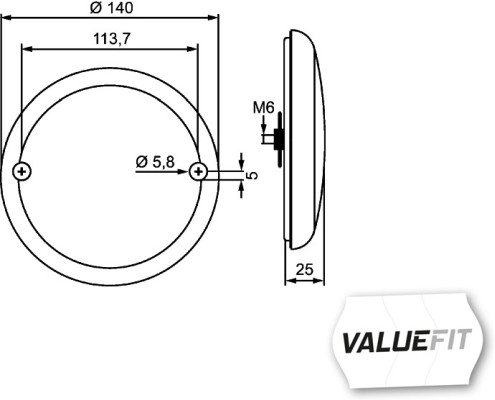 HELLA 2ZR 357 026-241 Luce di retromarcia