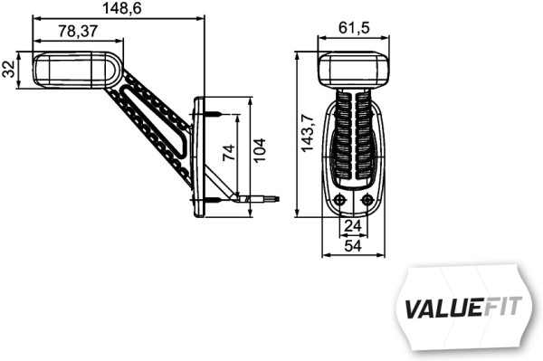 HELLA 2XS 357 007-021 Luce permietrale