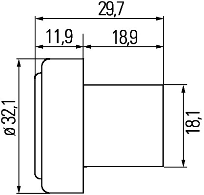 HELLA 2BM 340 825-321 Indicatore direzione supplementare