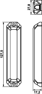 HELLA 2XD 012 160-901 Luce identificazione lampeggiante