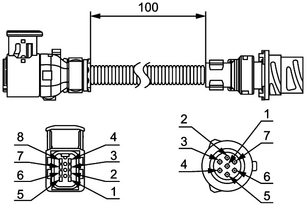 HELLA 8KA 211 923-002 Kit di cavi, Modifica luci posteriori-Kit di cavi, Modifica luci posteriori-Ricambi Euro