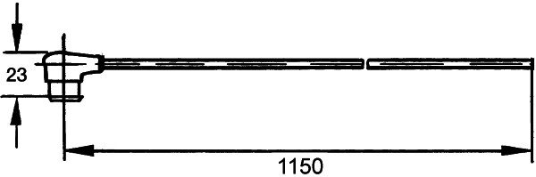 HELLA 8KA 500 218-002 Condotto raccordo, Specchio esterno