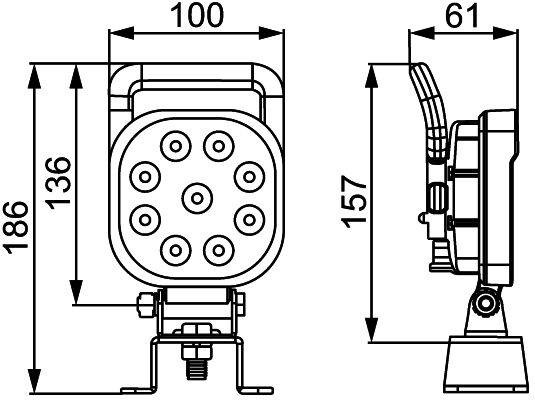 HELLA 1GA 357 103-082 Worklight