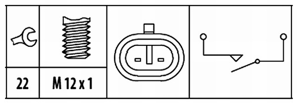 HELLA 6ZF 181 612-021 Switch, reverse light