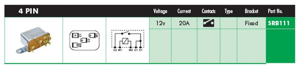 LUCAS ELECTRICAL SRB111...