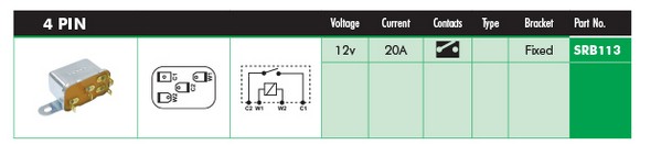 LUCAS ELECTRICAL SRB113...