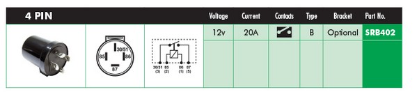 LUCAS ELECTRICAL SRB402...