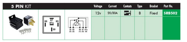 LUCAS ELECTRICAL SRB502...