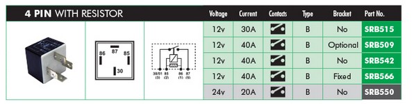 LUCAS ELECTRICAL SRB509...