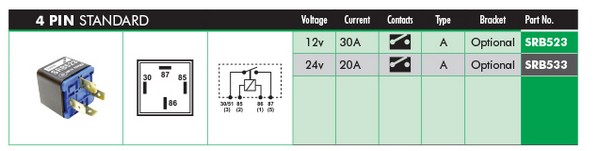 LUCAS ELECTRICAL SRB523...