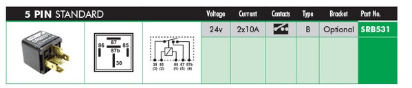 LUCAS ELECTRICAL SRB531...