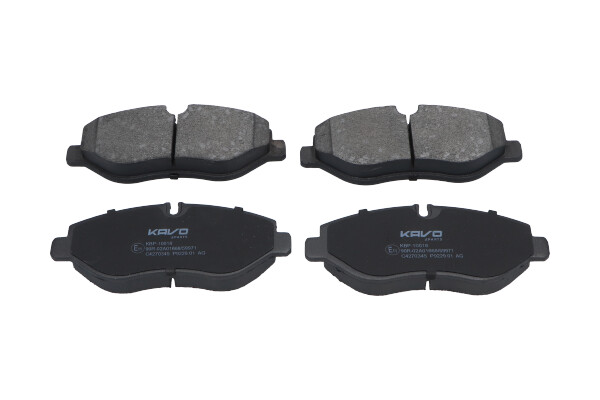 KAVO PARTS KBP-10018 Sada brzdových platničiek kotúčovej brzdy