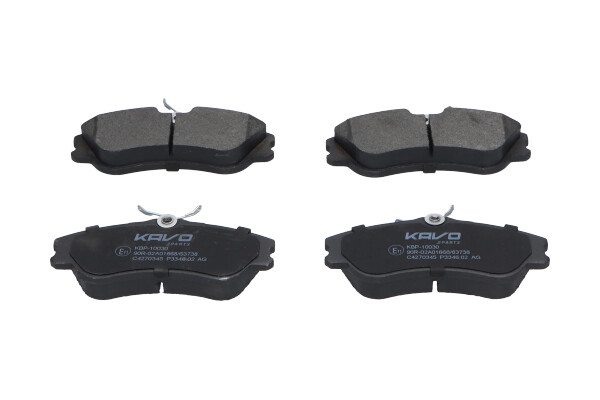 KAVO PARTS KBP-10030 Sada brzdových platničiek kotúčovej brzdy