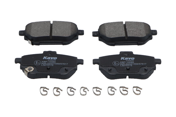 KAVO PARTS KBP-10089 Sada brzdových platničiek kotúčovej brzdy