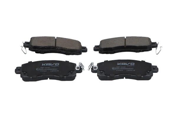 KAVO PARTS KBP-10107 Sada brzdových platničiek kotúčovej brzdy