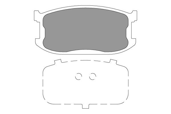 KAVO PARTS KBP-4565 Sada brzdových platničiek kotúčovej brzdy