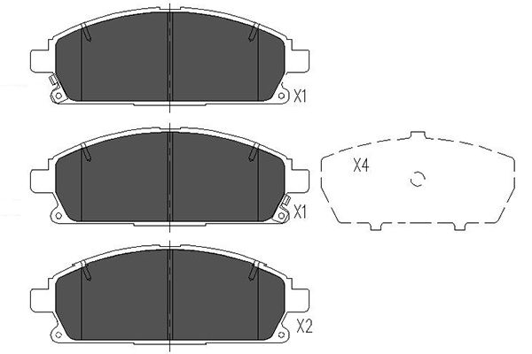 KAVO PARTS KBP-6515 Brake...