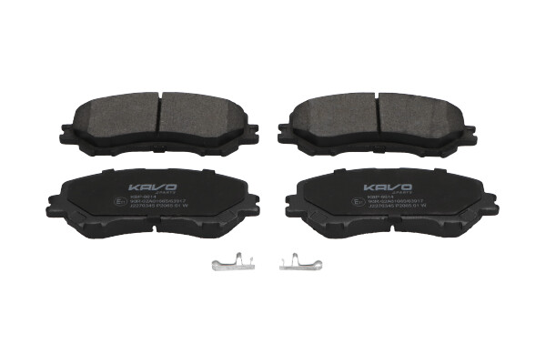 KAVO PARTS KBP-6614 Sada brzdových platničiek kotúčovej brzdy