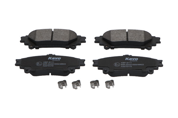 KAVO PARTS KBP-9111 Sada brzdových platničiek kotúčovej brzdy