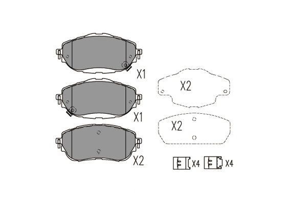 KAVO PARTS KBP-9123 Σετ...