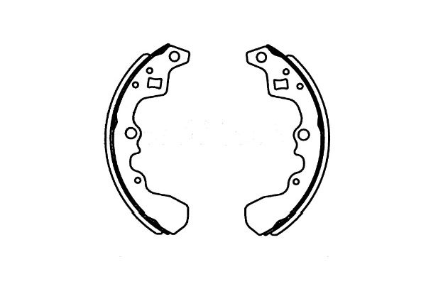 KAVO PARTS KBS-8910 Sada brzdových čeľustí
