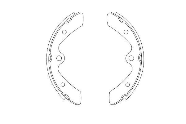 KAVO PARTS KBS-8929 Sada brzdových čeľustí