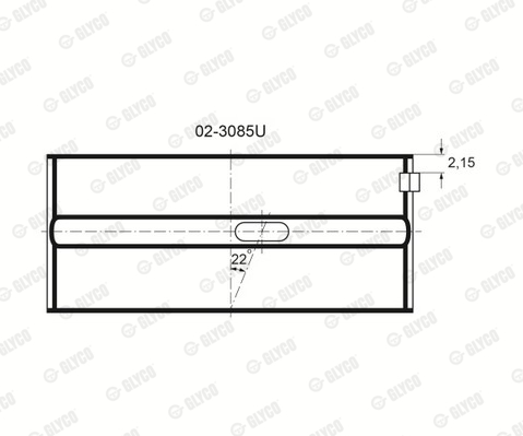 GLYCO H1328/5 STD IROX® Veivaksellager
