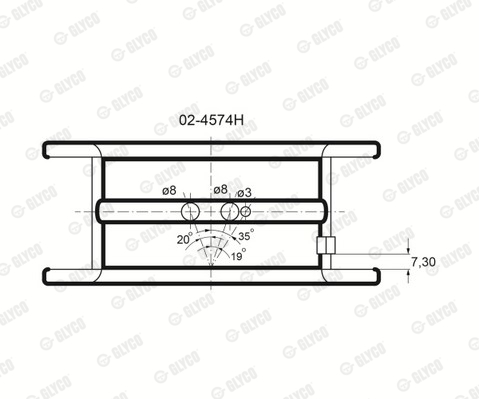 GLYCO 02-4574H Bearing