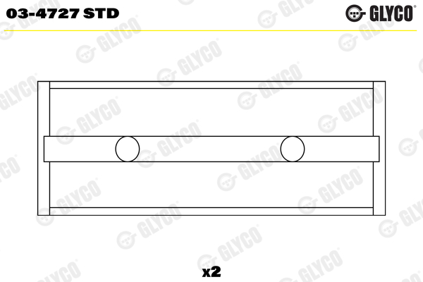 GLYCO 03-4727 STD Camshaft Bearing