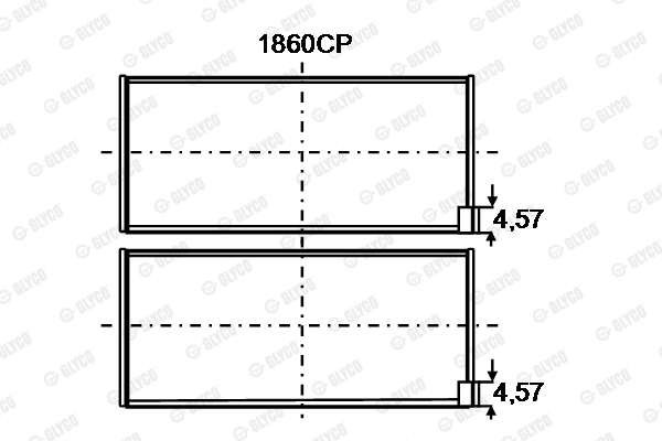 GLYCO 1860CP Ρουλεμάν