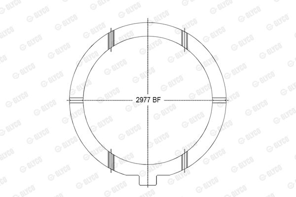 GLYCO 2977BF Ρουλεμάν
