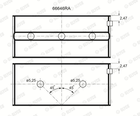 GLYCO 66646RA Ρουλεμάν