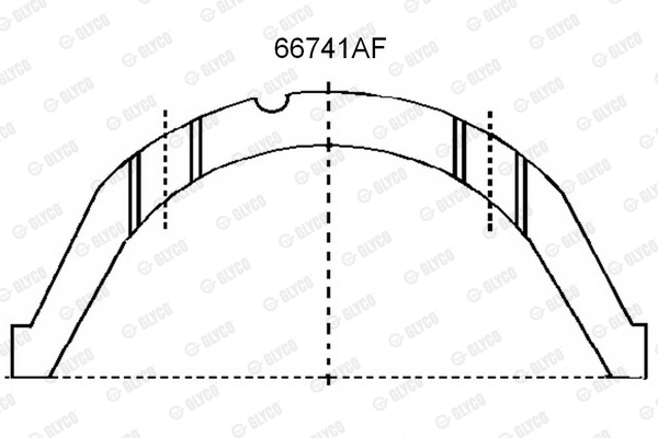 GLYCO 66741AF Ρουλεμάν