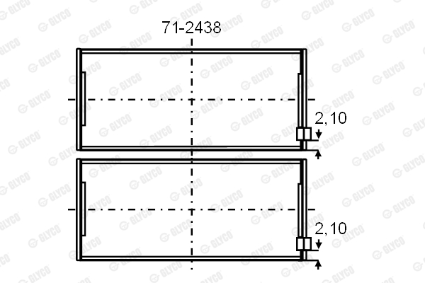 GLYCO 71-2438 Ρουλεμάν