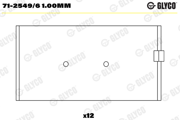 GLYCO 71-2549/6 1.00mm...