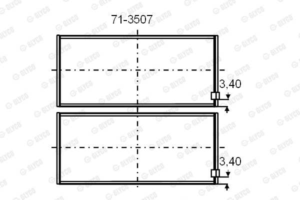GLYCO 71-3507/4 STD Stempelstanglager