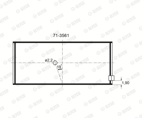 GLYCO 71-3561 Ρουλεμάν