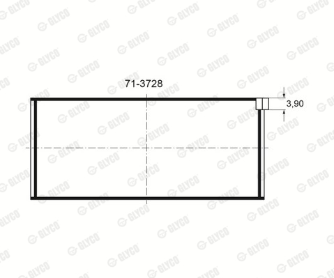 GLYCO 71-3728/4 0.25mm Stempelstanglager