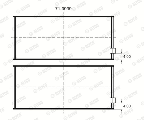 GLYCO 71-3939 Ρουλεμάν