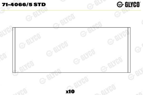 GLYCO 71-4066/5 STD Ojničné ložisko