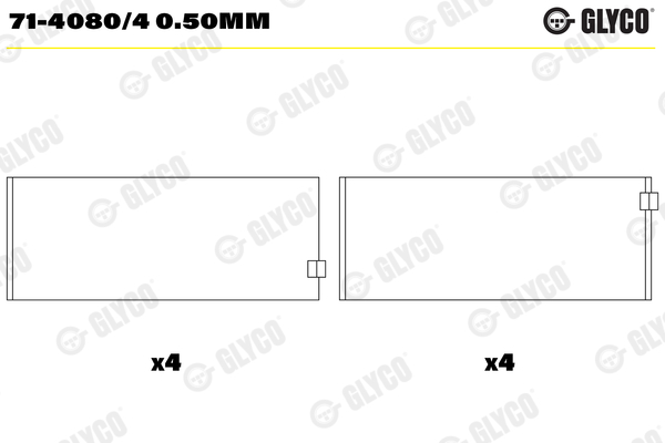 GLYCO 71-4080/4 0.50mm...