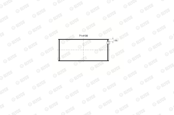 GLYCO 71-4130/4 0.50mm Stempelstanglager