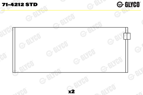 GLYCO 71-4212 STD Ojničné ložisko