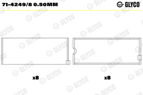 GLYCO 71-4249/8 0.50mm...