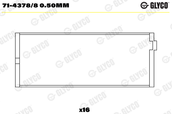 GLYCO 71-4378/8 0.50mm...