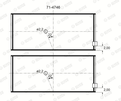 GLYCO 71-4746 Ρουλεμάν